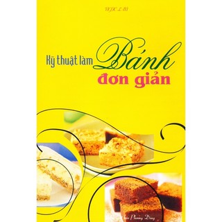 Sách - nghệ thuật làm bánh đơn giản