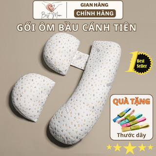 Gối ôm bà bầu cánh tiên 2 trong 1 BestMom giúp mẹ bầu ngủ ngon, giảm đau lưng, dùng được sau sinh