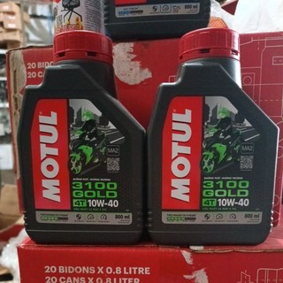Dầu Motul 3100 GOLD 10W40 800ml dùng cho xe số