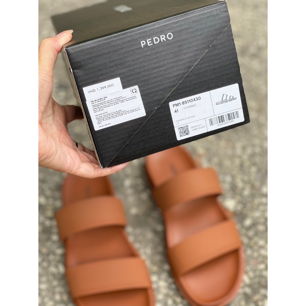 Dép Nam Fashion 2 Quai Da Thoáng Khí Đế Cao Su Non Cực Êm Chân