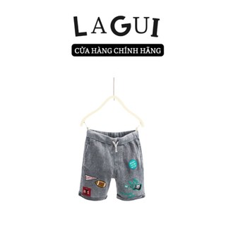 * quần short vải nhung lông dệt xương cá bé trai zara săn sale.