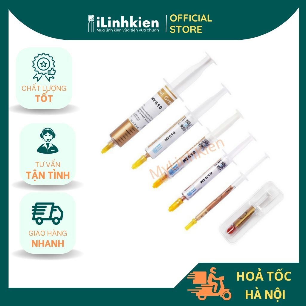 Keo tản nhiệt làm mát CPU HY410 HY510 HY610 chất lượng cao.