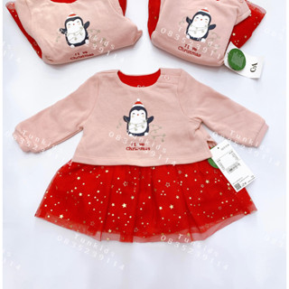 Váy Noel cho bé, váy nỉ bé gái thu đông Disney xuất xịn cực xinh phom to