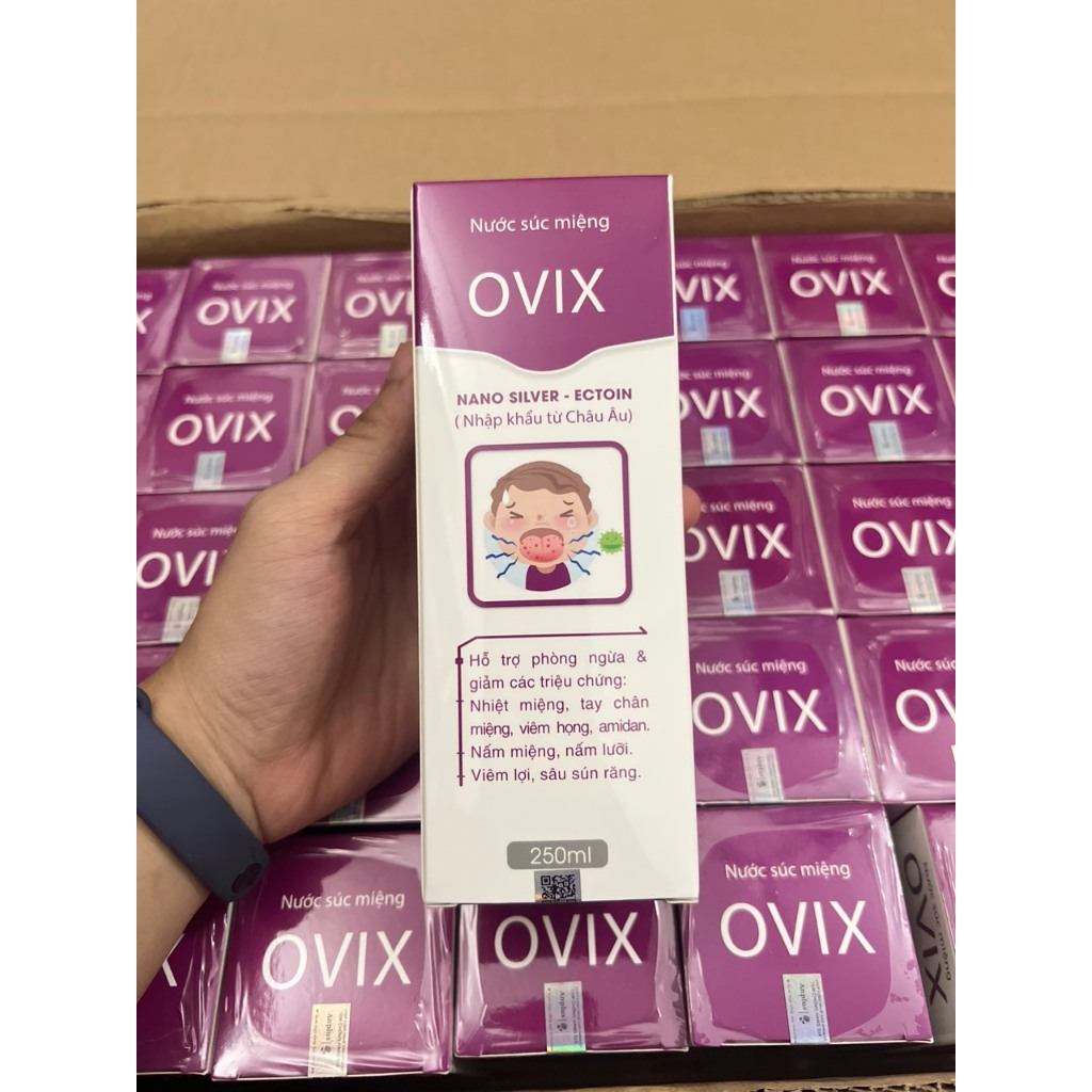 Ovix nước súc miệng