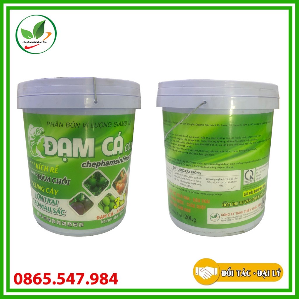 Đạm Cá Hữu Cơ Đậm Đặc BIO. Can 20L