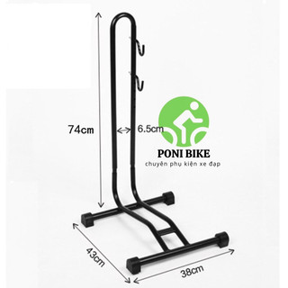 Giá dừng đỗ xe đạp, giá treo loại mới 2 móc treo chân chống xe đạp chữ L