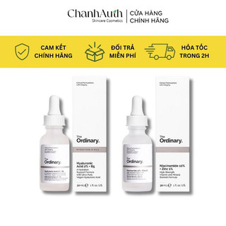 Serum The Ordinary Niacinamide 10% + Zinc 1% và B5 Giúp Cân Bằng Bã Nhờn Làm Sáng Da Thu Nhỏ Lỗ Chân Lông 30ml