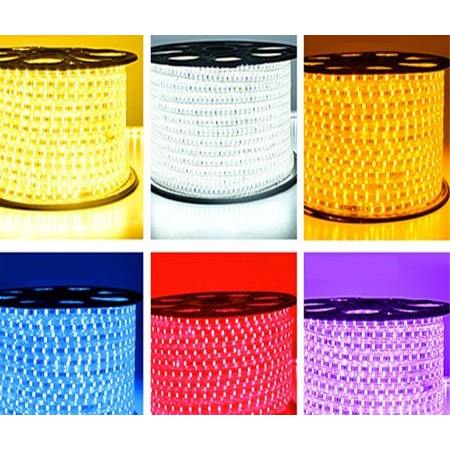 Led cuộn 2 hàng,  3 hàng đơn màu,hống nước trang trí ngoài trời quấn cây siêu sáng,  giá theo mét