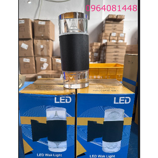 Đèn led trụ 2 đầu 3 chế độ sáng Thân nhôm thuỷ tinh