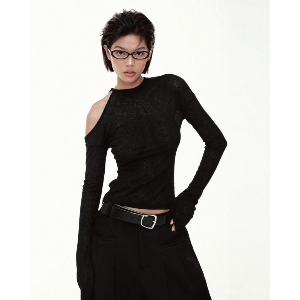 Normallife | TOP 25 Áo thun mỏng tay dài khoét vai