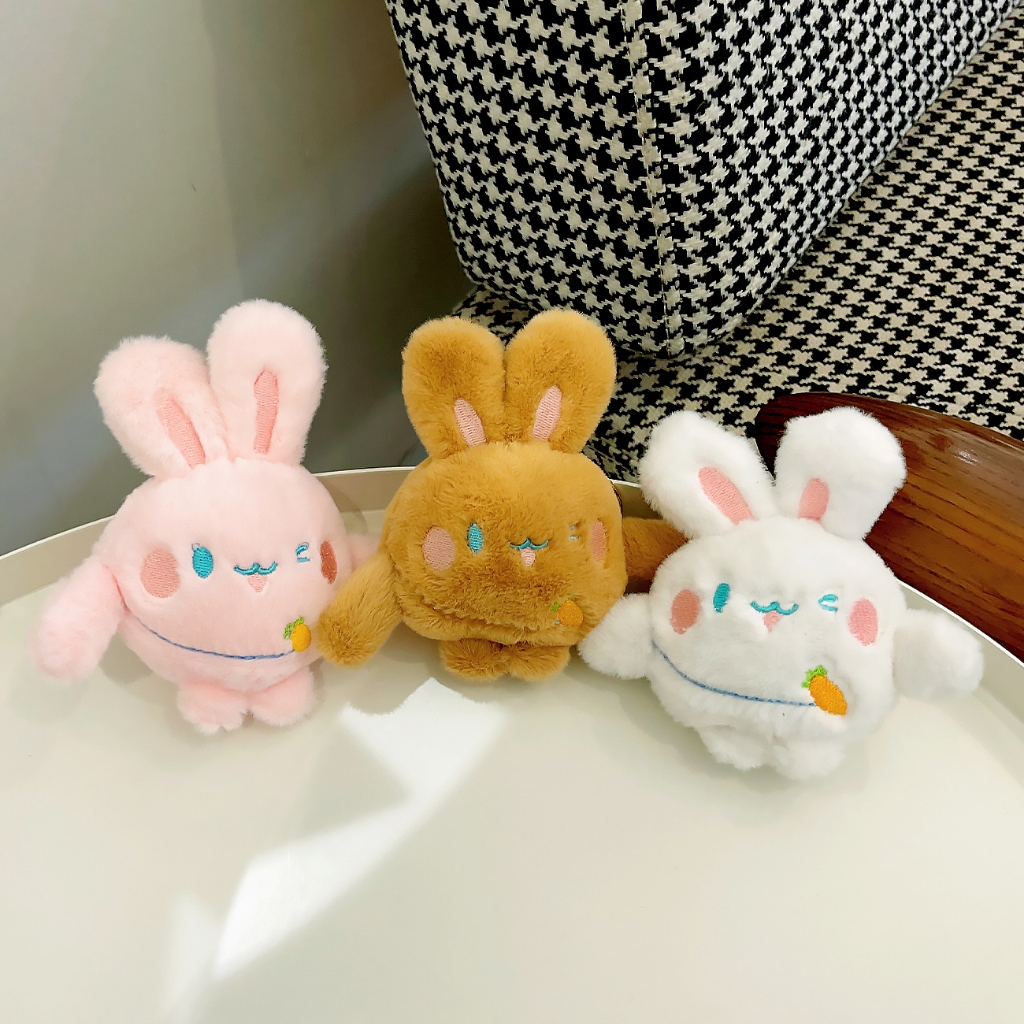 Móc Khóa Thỏ Bông đáng yêu, có ba màu cho các bạn lựa chọn BZ032
