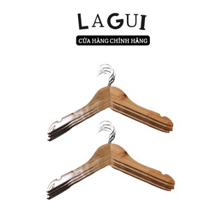 Combo 20 móc gỗ treo áo bé