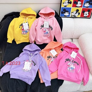 Áo nỉ nhung lót lông cực mềm và ấm cho bé gái - ALLN
