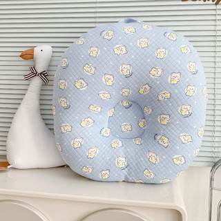 Gối chống trào ngược KidsWorld Bunny trần bông waffle chống nôn trớ cho bé sơ sinh mềm mại không bí nóng 