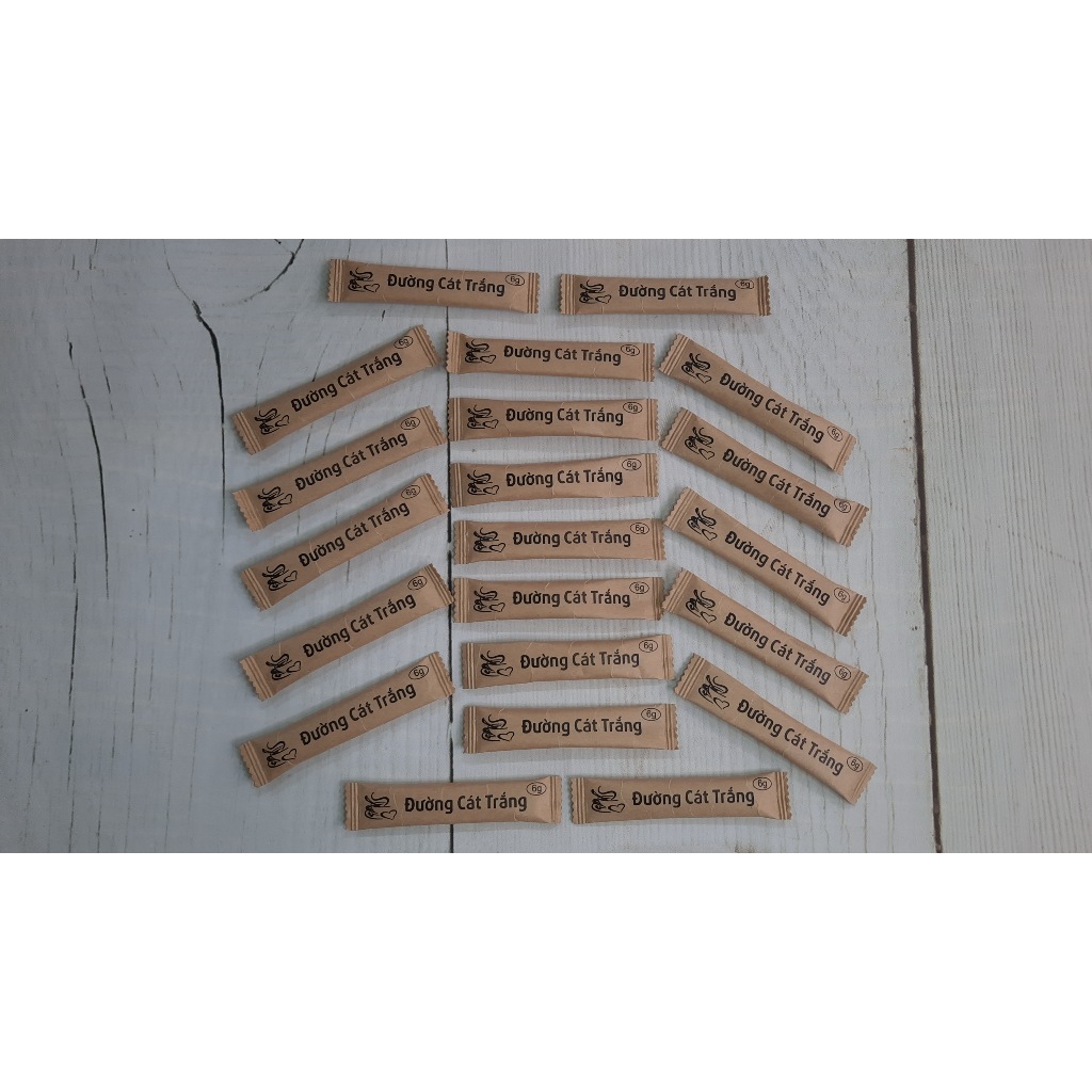 400 Gói Đường In Sẵn 6gram
