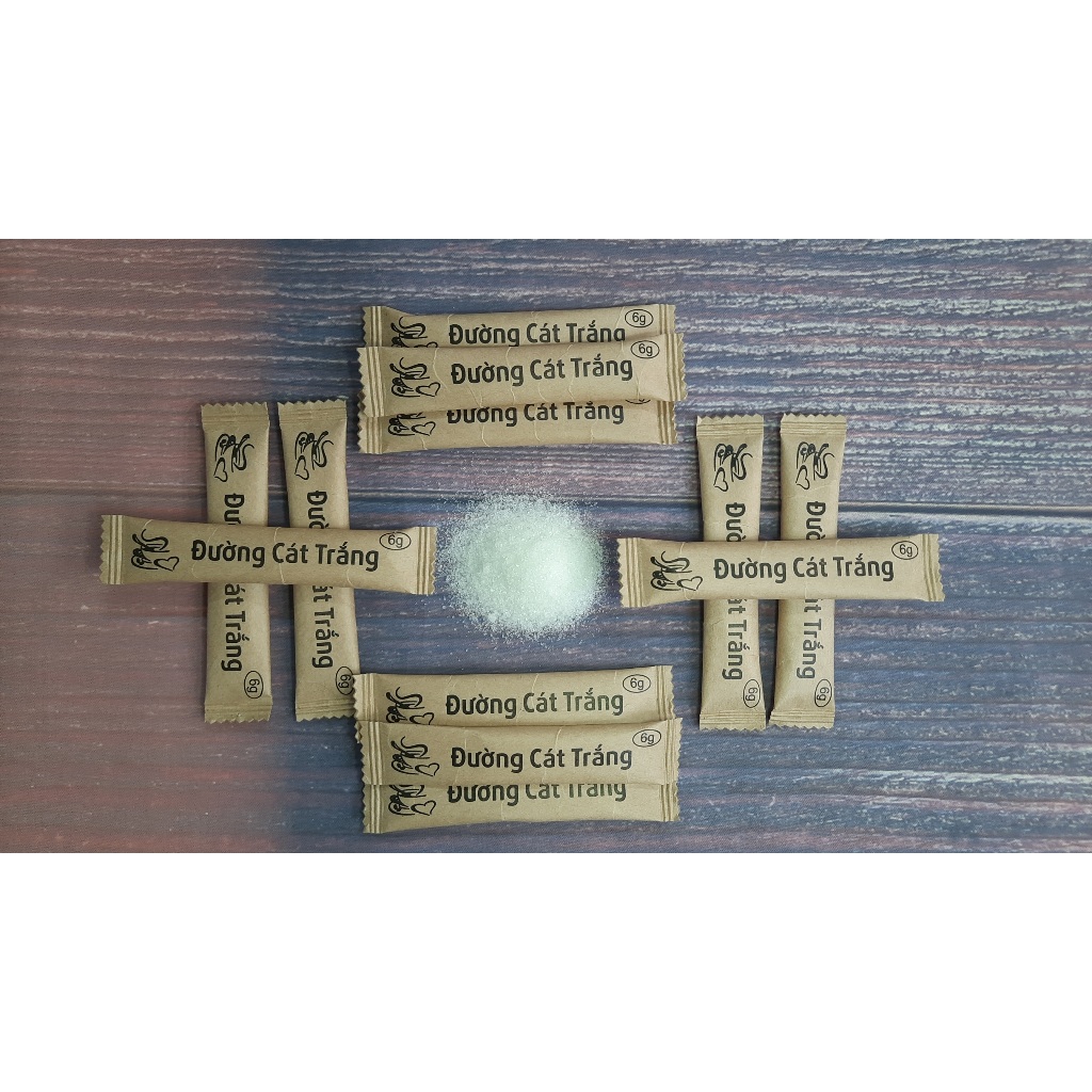 400 Gói Đường In Sẵn 6gram