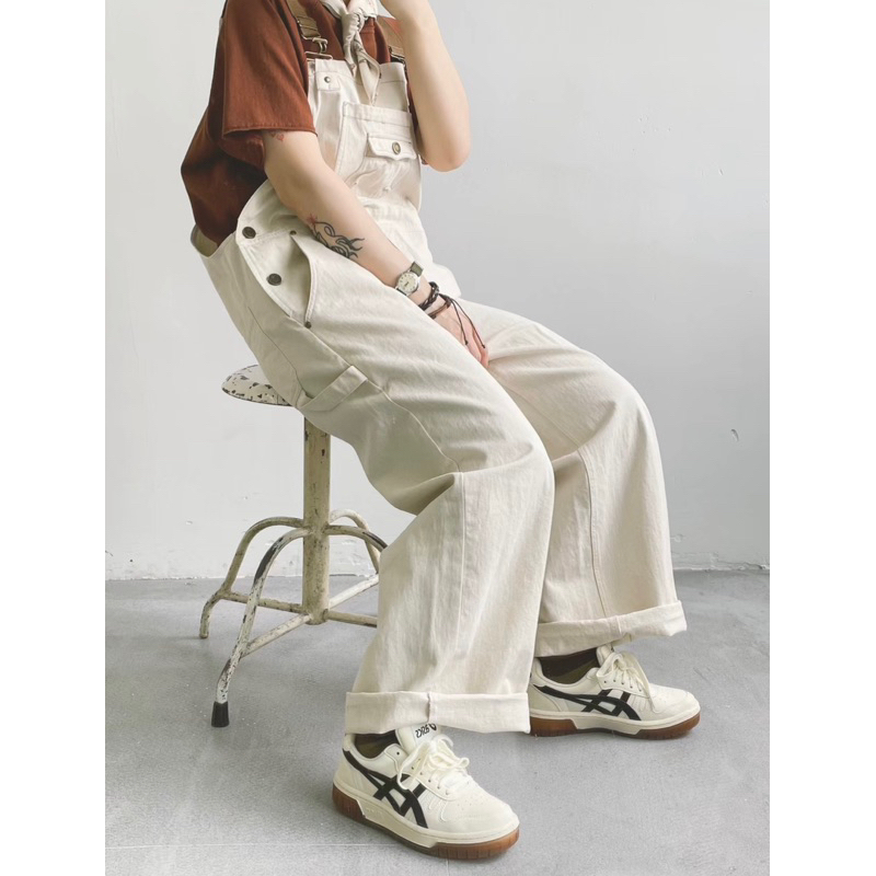 Giày sneaker asics court mz cream black gum