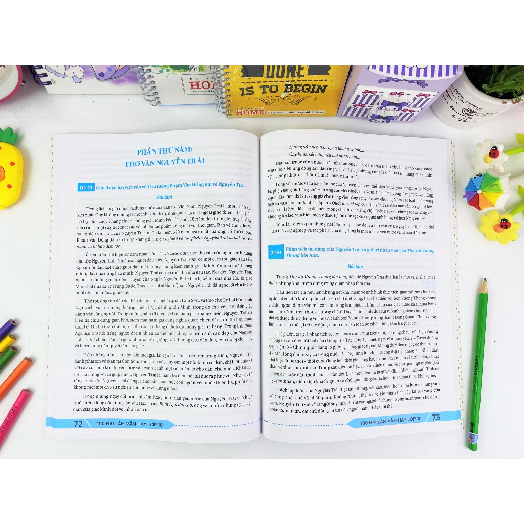 Sách - 100 Bài Làm Văn Hay Lớp 10 - ndbooks