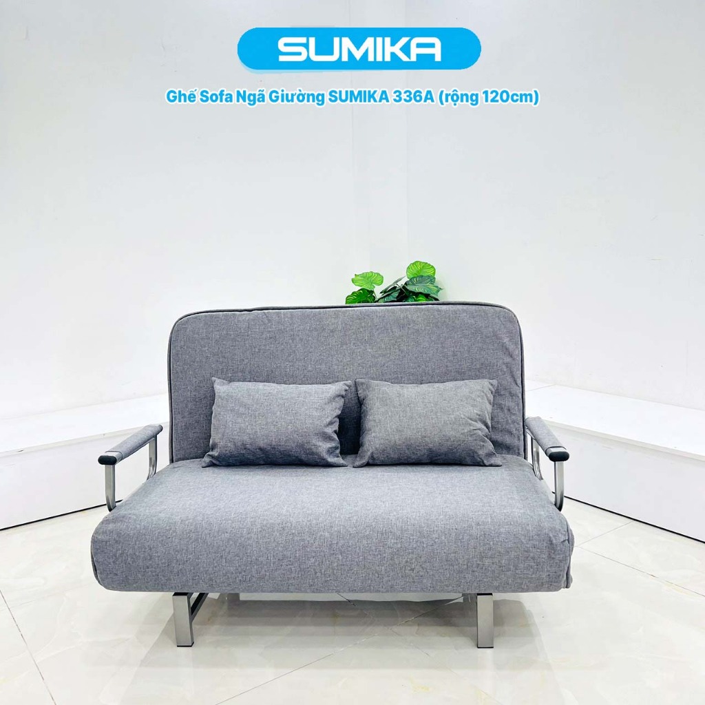 Ghế Sofa Giường thông minh gấp gọn SUMIKA 336A, rộng 120cm