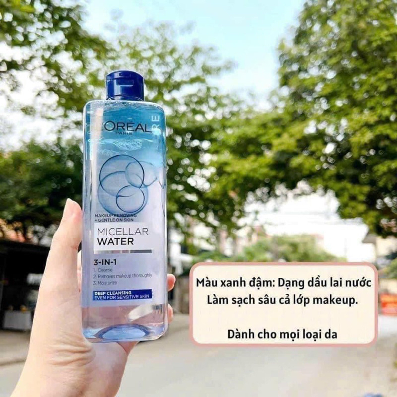 Tẩy trang Loreal 3 in 1 400ml