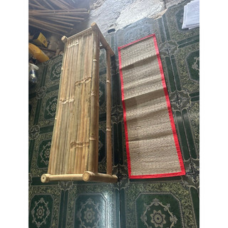 Ghế tre dài kèm chiếu lót