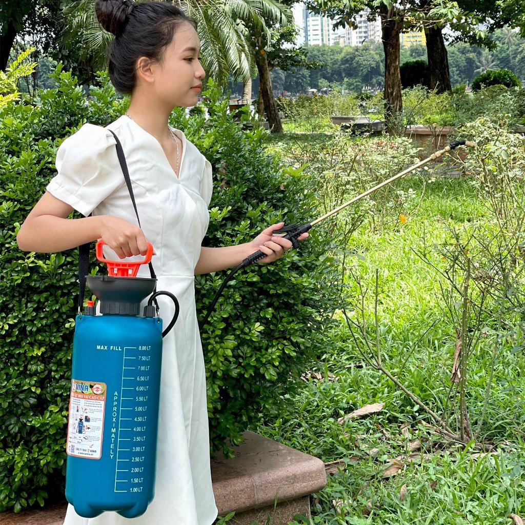 Bình xịt đeo vai cao cấp Suviva 5 -9L vòi kéo dài - Bình xịt tưới cây suvina 5-9L
