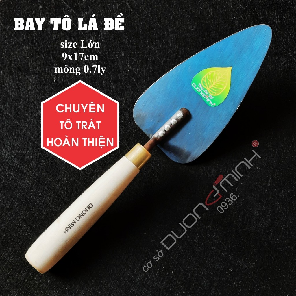 Bay Lá đề TÔ TRÁT - DƯƠNG MINH - Bay thép lưỡi cưa Bay xây dựng bay thợ hồ bay xây tô bay làm vườn
