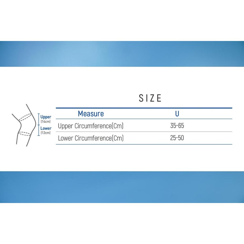 Bao đeo đầu gối Dr.Med DR-K142 có đệm bánh chè, viêm khớp - 1 Size