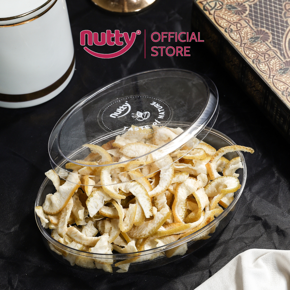 Vỏ bưởi sấy dẻo Nutty - Không chất bảo quản, không chất tẩy trắng - Món ăn vặt lành mạnh