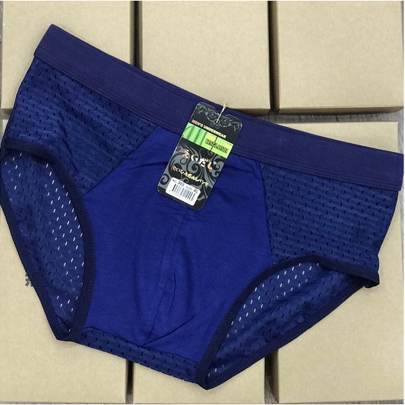 Set 4 Quần lót nam Thun lạnh Thông hơi, Kháng khuẩn - Hàng cao cấp VNXK LOTNAM04