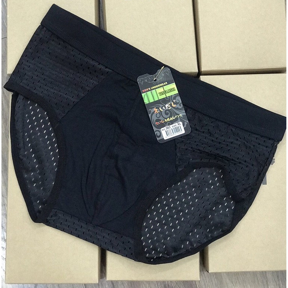 Set 4 Quần lót nam Thun lạnh Thông hơi, Kháng khuẩn - Hàng cao cấp VNXK LOTNAM04