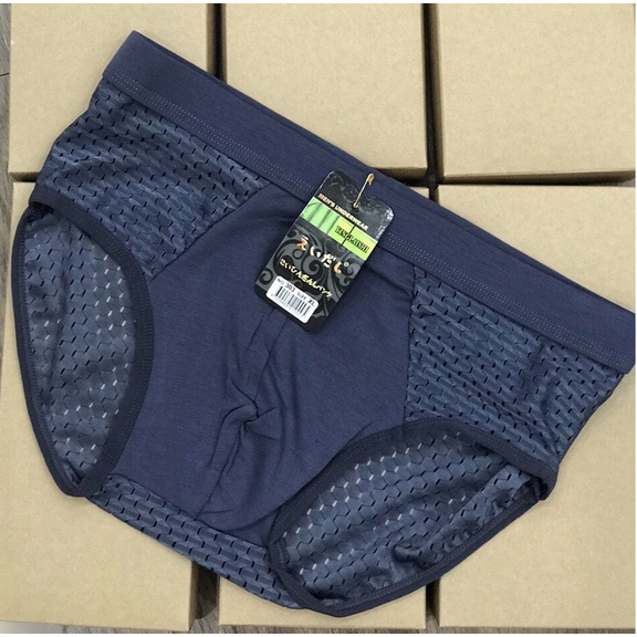 Set 4 Quần lót nam Thun lạnh Thông hơi, Kháng khuẩn - Hàng cao cấp VNXK LOTNAM04