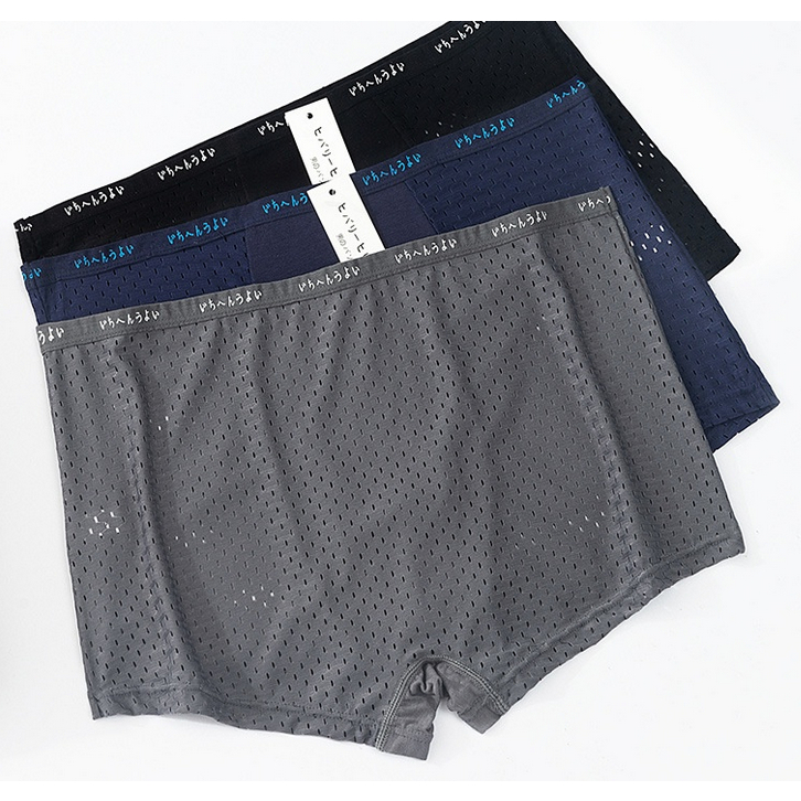 Hộp 5 Quần Lót Nam Đùi Thông Hơi Xuất Nhật Cao Cấp LOTNAM06