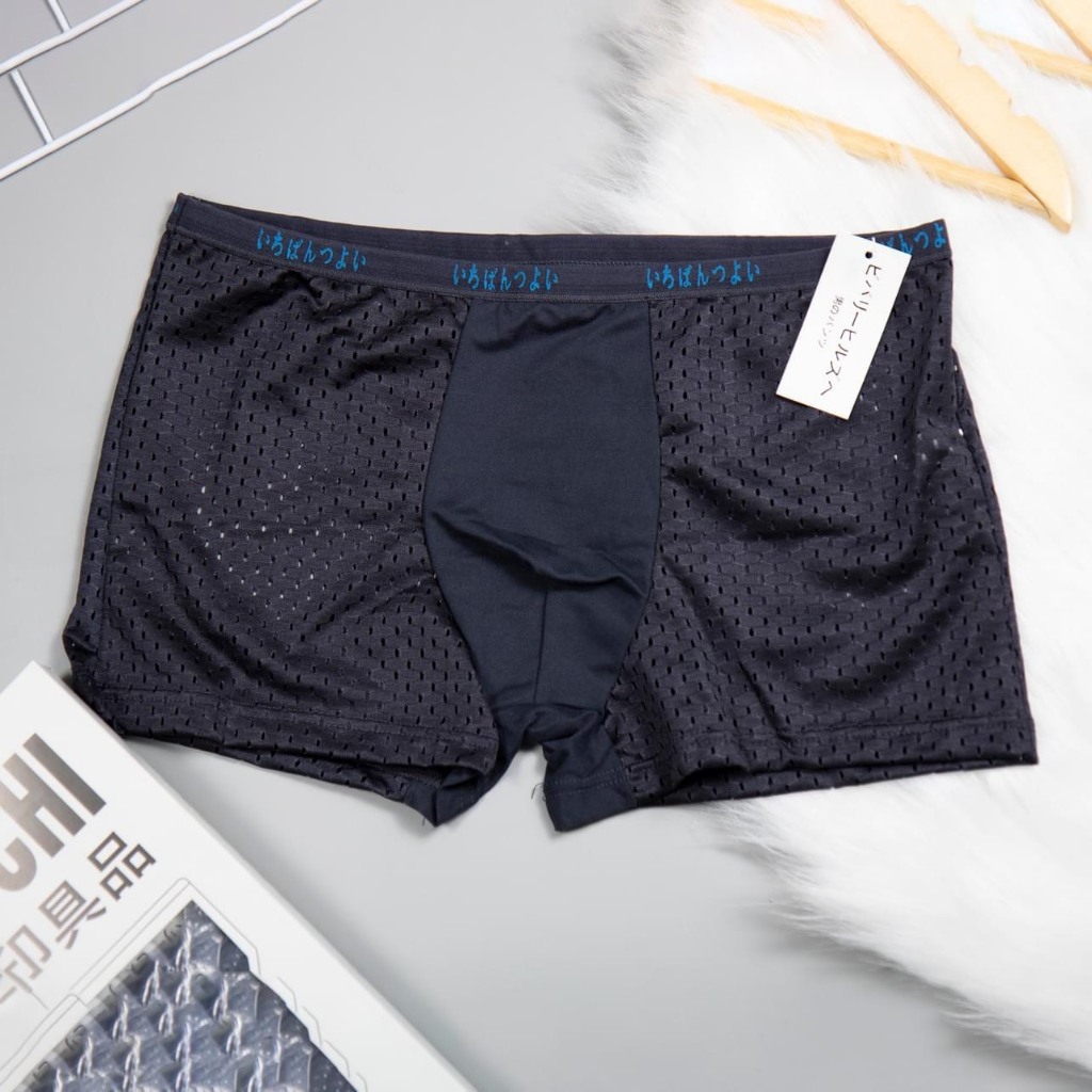 Hộp 5 Quần Lót Nam Đùi Thông Hơi Xuất Nhật Cao Cấp LOTNAM06