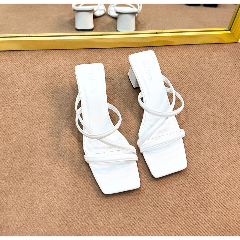 Guốc 3 dây gót vuông cao 5 bigsize