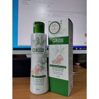 Sữa tắm gội rôm sẩy em bé Oriss