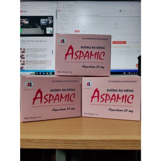 Đường ăn kiêng ASPAMIC DMC (hộp 100 gói)