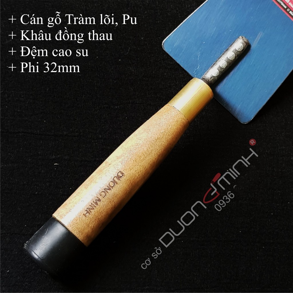 Bay A1 XANH - cán tràm lõi - DƯƠNG MINH - thép lưỡi cưa, cao cấp, xây dựng, thợ hồ, xây tô