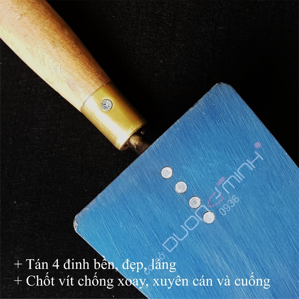 Bay A1 XANH - cán tràm lõi - DƯƠNG MINH - thép lưỡi cưa, cao cấp, xây dựng, thợ hồ, xây tô