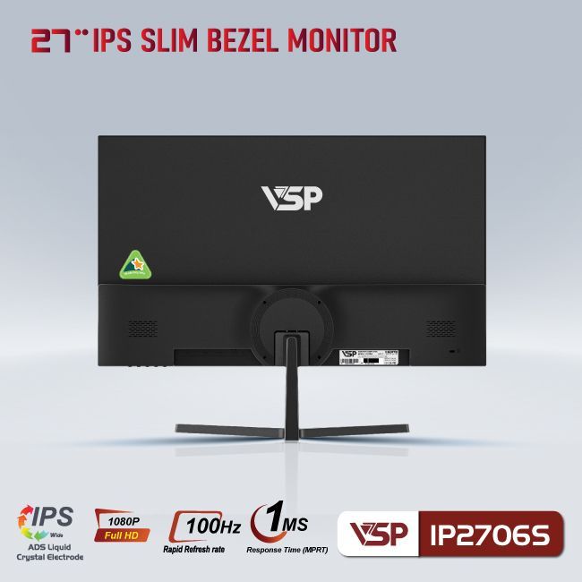 Màn hình VSP IPS 27inch tràn viền IP2706S Bảo hành 36 tháng Tặng kem tai nghe | BigBuy360 - bigbuy360.vn