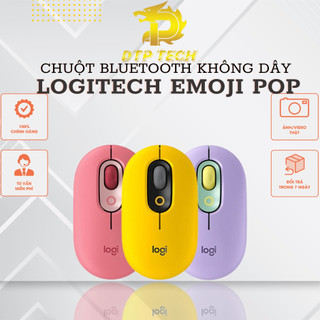 Chuột Bluetooth Không Dây Mini Logitech Emoji POP Không tiếng ồn