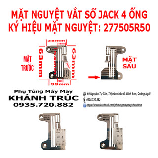 277505R40 - 277505R50 Mặt nguyệt máy Vắt sổ JACK 4 ống chỉ máy may công nghiệp
