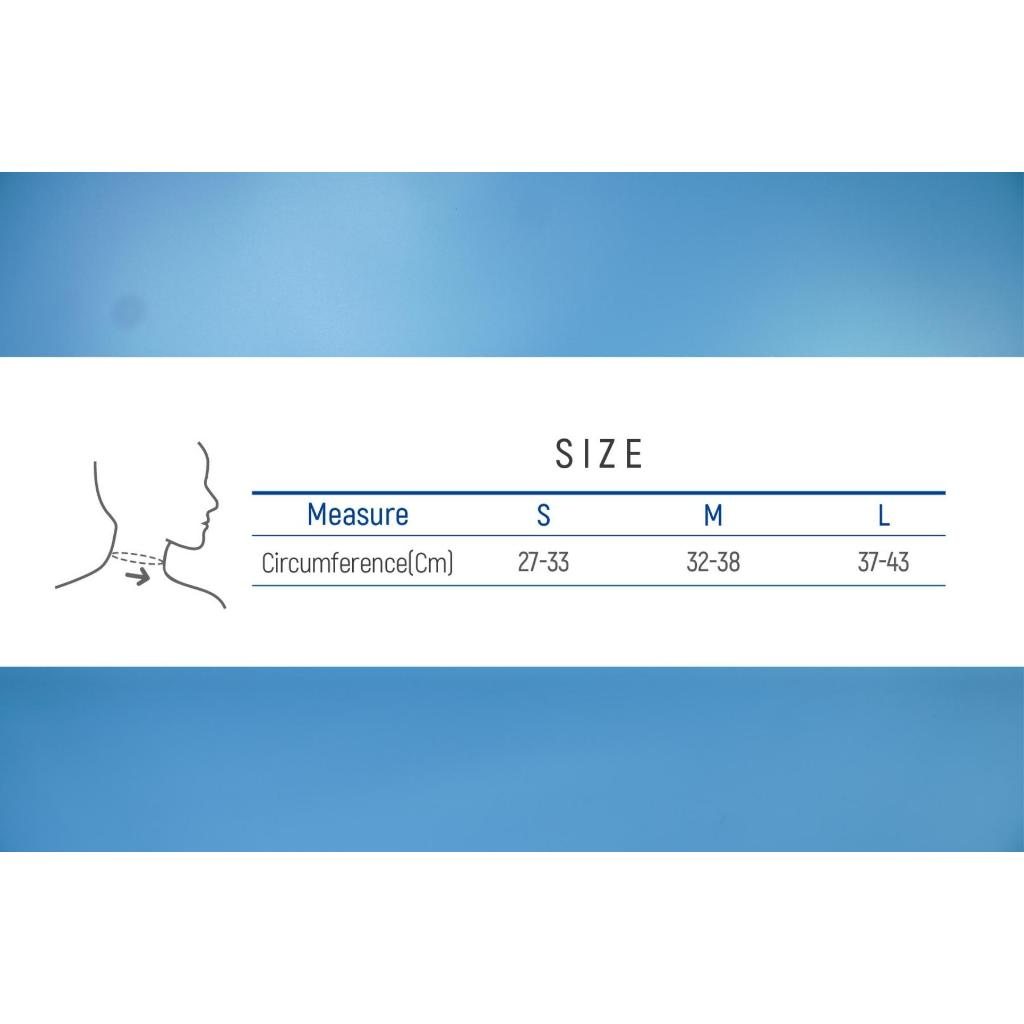 Đai bảo vệ cổ Dr.Med DR-122-1 hỗ trợ chấn thương, bong gân, thoái hóa cổ - 3 Size