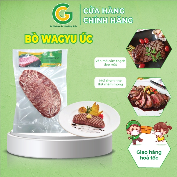Bò Wagyu Úc Nhập Khẩu Green Good Chuyên Bít Tết, Nướng BBQ