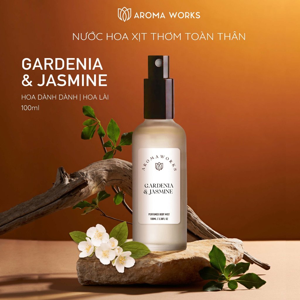 Nước Hoa Xịt Thơm Toàn Thân, Tóc Aroma Works Body Mist