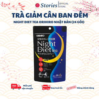 Trà giảm cân ban đêm Night Diet Tea Orihiro Nhật Bản (24 gói)