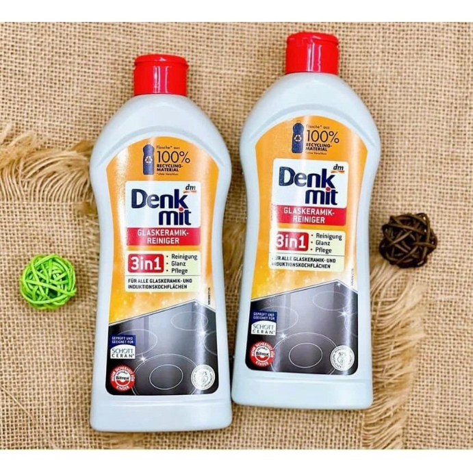 Dung dịch vệ sinh bếp DENKMIT 3in1 làm sạch vết bám trên bàn bếp, mặt bếp gas