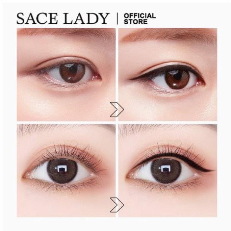 Bút kẻ mắt dạng lỏng lâu trôi không thấm nước trang điểm mắt 1.2ml SACE LADY