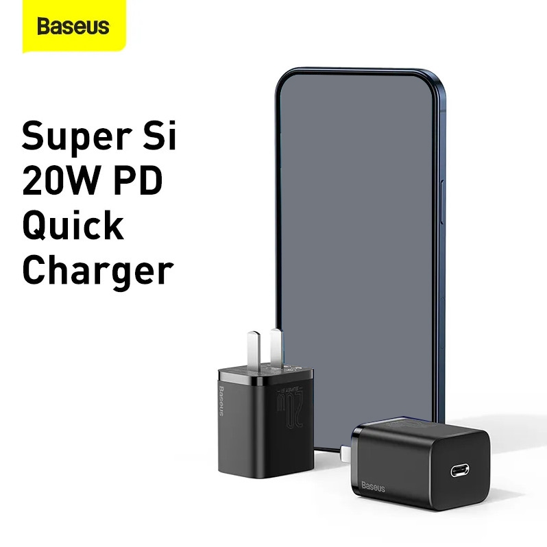 Bộ Sạc Nhanh 20W Baseus Super Si Dây Siêu Bền Dùng Cho 11 12 13 14 15 - TopLink