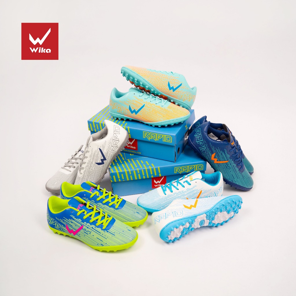 Giày Bóng Đá Sân Cỏ Nhân Tạo Wika Rapid Chính Hãng , Giày Đá Banh Wika Rapid Bảo Hành 3 Tháng